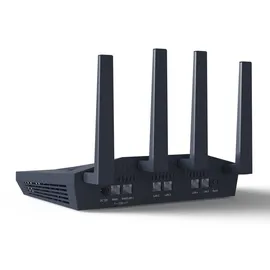 Gl.iNet GL-MT6000(Flint 2) WiFi 6 Router | Gaming-WLAN-Router | 2 x 2,5G Multi-Gig-Port + 4 x 1G Ethernet-Ports | Massengerätekonnektivität | Schnelles OpenVpn & WireGuard | 802.11ax