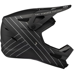 100% Status schwarz Jugend Downhill Helm, schwarz, Größe M