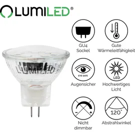 Lumiled LED-Birne 2,5W MR11 GU4 neutralweiß 6 St.