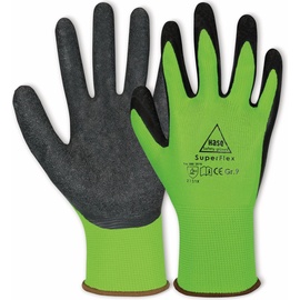 Hase Safety Gloves Hase Safety Gloves, Arbeitshandschuhe Superflex EN 388, EN 420, Größe S, 10 Paar