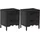 vidaXL Nachtschrank 2 Stk. 36 x 30 x 45 cm Schwarz