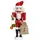 Seiffener Volkskunst Nussknacker Weihnachtsmann 28 cm Holz rot