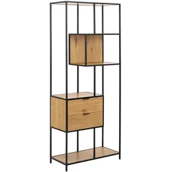Ebuy24 Seaford Regal 2 Schubladen 4 Regale Natur.
