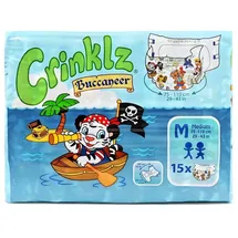 Crinklz Buccaneer Windeln M (75-110 cm) 15 St.