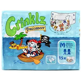 Crinklz Buccaneer Windeln M (75-110 cm) 15 St.