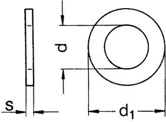 DIN9021 Scheiben 140HV verzinkt -  44 / M14 / 15
