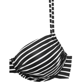 s.Oliver Bügel-Bikini-Top »Hill« schwarz|weiß 38 D,