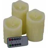 FHS International FHS, LED Kerzen, LED-Kerzen (3 x)