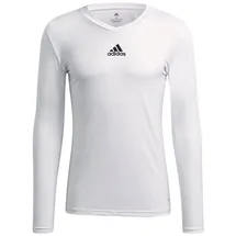 adidas Team Base Longsleeve Herren - weiß-XS
