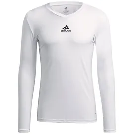 adidas Team Base Longsleeve Herren - weiß-XS