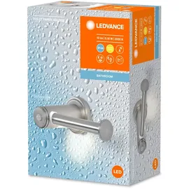 LEDVANCE BATHROOM Toilettenpapierhalter mit Nachtlicht, 0,18W, 10lm, warmweißes Licht mit 3000K, Batterie inklusive, Tageslicht- & Bewegungssensor, lange Lebensdauer, Schutzklasse IP44, energiesparend