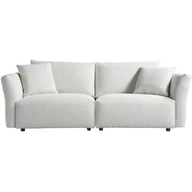 Sofa.de Big Sofa Webstoff 3-Sitzer Grau