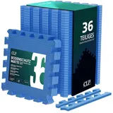 CLP Bodenschutzmatten 30x30 cm blau/36er-Set