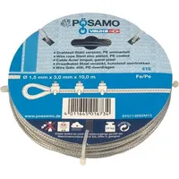 POSAMO Drahtseil im Ringen 6 x 7 3/5 mm 10 m