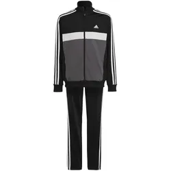 adidas Essentials Tiberio Trainingsanzug Kinder HR6406 - black/grey five/grey one/white 152
