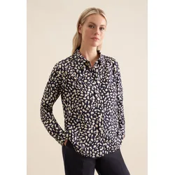 seidensticker Hemdbluse, Druck seidensticker dunkelblau XXL (44)