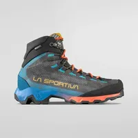 La Sportiva Herren Bergstiefel Aequilibrium Hike, Carbon/Tropic Blue, 43