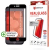 Real Glass 3D für Apple iPhone 6/7/8/SE (2020/2022), Eco-Montagerahmen, volle Displayabdeckung, Tempered Glas, kratzer-resistente Schutzfolie,