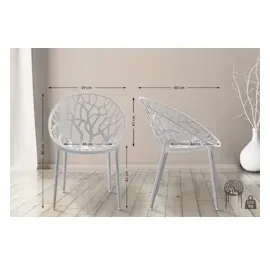 CLP Gartenstuhl Hope Sessel 59 x 59 x 80 cm grau 2 St.