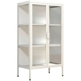 VCM Standvitrine Floka 60 x 35 x 110 cm Weiß