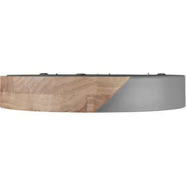 Beliani Deckenleuchte Grau