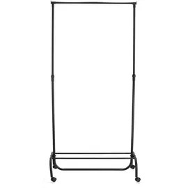 Zeller Rollkleiderständer 86 x 43 x 175 cm schwarz