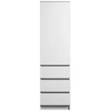 home collective Kleiderschrank 50 x 181 x 41 cm Weiß