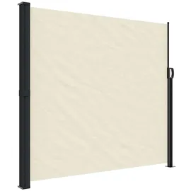 furnicato Seitenmarkise 180 x 600 cm Creme Polyester