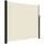 furnicato Seitenmarkise 180 x 600 cm Creme Polyester
