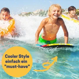 Best Sporting Bodyboard Kinder in tierischem Hai-, Delfin- oder Schildkröten-Design I Surfbrett Kinder 92 x 46 x 5 cm bis 75 kg I Surfboard Kinder...