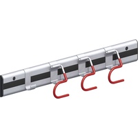 Alfer coaxis Gerätehalter mit coaxis®-Profil, 1000 mm Aluminium rot