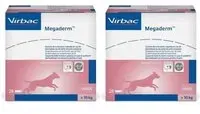 Virbac Dosage de Megaderm Mono (+10 kg) Émulsion 2x8 ml