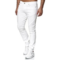 Tazzio Slim-fit-Jeans 16517 in cooler Biker-Optik weiß W36