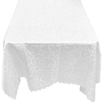 Tischdecke Weiß Tischdecke Rechteckig Geburtstagstischdecke Party Tischdecke Abwaschbar Tablecloth Papiertischdecke Weihnachten Weiße Tischdecke Biertisch Tischdecke (weiß 1,2m×1,6m)