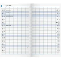 Brunnen Taschenkalender Ersatzkalendarium 750 Faltkalender 8,7x15,3cm 1 Monat/2 Seiten)