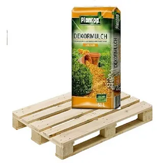 Plantop Rindenmulch Plantop Dekor Mulch goldgelb 20 x 50 L