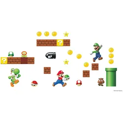 HCM Kinzel - RoomMates Wandsticker - Super Mario Szene