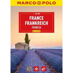 MARCO POLO Reiseatlas Frankreich 1:300.000