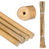 Relaxdays Bambusstäbe 105cm, aus natürlichem Bambus, 25 Stück, Bambusstangen