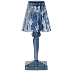 Kartell Battery Tischlampe LED batteriebetrieben Ø12x26 cm
