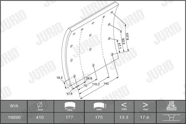 JURID 1909001070 für Volvo RENAULT TRUCKS