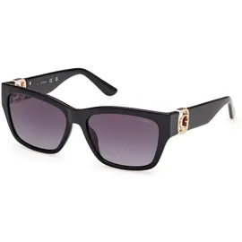 GUESS Gu00105 Polarisierte Sonnenbrille Für Frauen - Shiny Black / Gradient Smoke - One Size