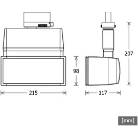 LTS Licht & Leuchten EL 303,40,2 1-flg. weiß