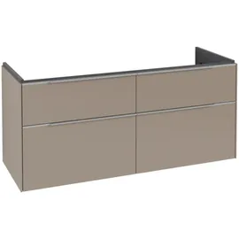 Villeroy & Boch V&B Waschtischunterschrank Subway 3.0 127,2x57,6x47,8cm, o. LED/Gr Alu gl, Tau