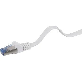 Renkforce RF-4149852 RJ45 Netzwerkkabel, Patchkabel CAT 6a U/FTP 15.00m Grau hochflexibel, mit Rastn