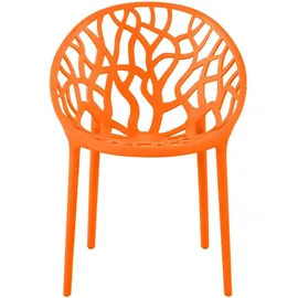 CLP Hope Stapelstuhl 59 x 60 x 80 cm orange 4 St.