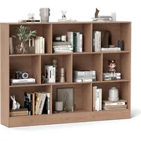 Costway Bücherregal 140 x 24 x 104 cm Beige