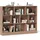 Costway Bücherregal 10 Fächer 140 x 24 x 104 cm Beige