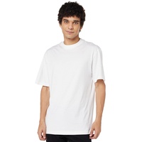 URBAN CLASSICS Tall Tee Oversized T-Shirt für Männer, Baumwolle, gerippter Rundhals, white,