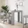 vidaXL Bartisch mit Regal 102 x 50 x 103,5 cm Grau